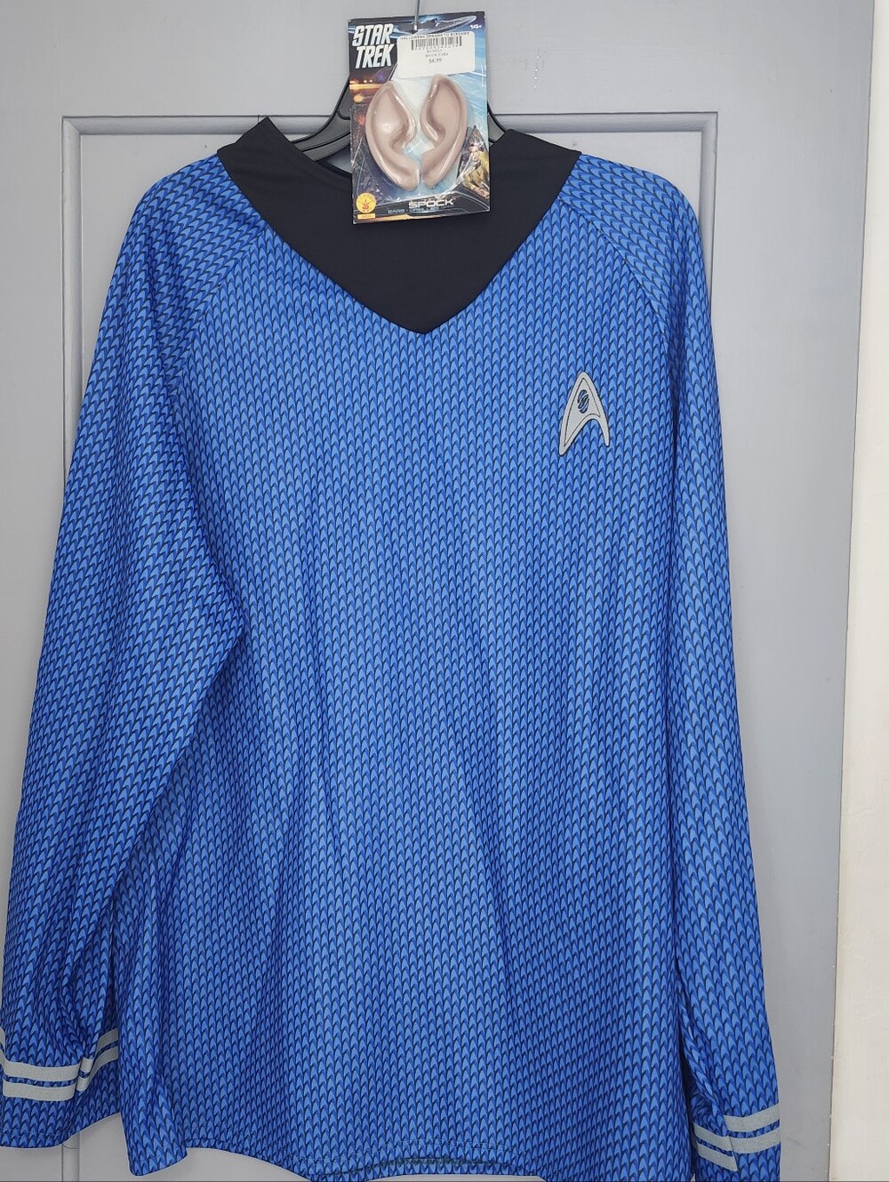 Rubies Star Trek Spock Shirt with Spock Ears Large